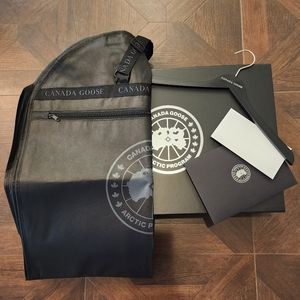 Canada Goose Garment Bag, Hanger and Box